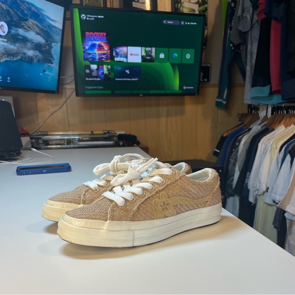 Tyler the Creator Golf Le Fleur potato sack shoes burlap converse - Picture 8 of 10